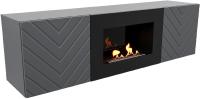 Firelight BFP/P-1400V графит напольный биокамин