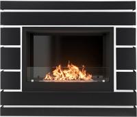 Firelight BFP/P-2520 с порталом Moderno 25 шпон чёрный дуб напольный биокамин
