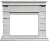 Firelight Bricks 30 камень белый, белая эмаль широкий портал