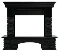 Firelight Nuovo 30 камень сланец чёрный, шпон венге широкий портал