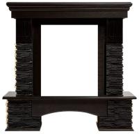 Firelight Pietra Nuovo Classic камень сланец чёрный, шпон венге классический портал для камина