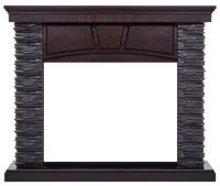 Firelight Porto 30U (угловой) камень черный, шпон венге угловой широкий портал