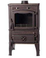 Fireway DACHA II (с варочной поверхностью) патина медь дровяная печь