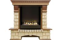 Firezo Pierre Luxe Дуб, Шампань напольный биокамин