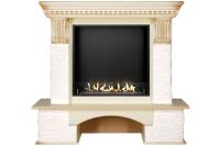 Firezo Pierre Luxe Сланец белый, Слоновая кость с патиной напольный биокамин