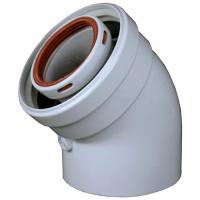 Fondital 45С 100/60 мм колено коаксальное