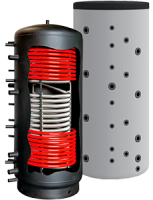 Galmet MULTI-INOX 1000 (2 стал. теплообм.) бак-аккумулятор послойного нагрева