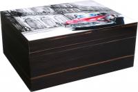 Gentili Red Car на 50 сигар, Эбеновое дерево SV50-Ebony-Red-Car настольный хьюмидор