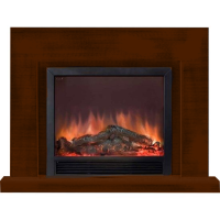 Glenrich Астория Delux 33 (Sharm33 Black) Дуб 10 электрокамин с широким очагом 2D