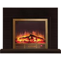 Glenrich Астория Delux 39 (Sharm39 Brass) Венге хай-тек фронтальный каминокомплект