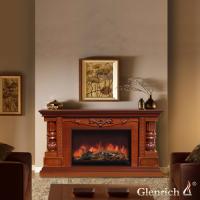 Glenrich Консул Hota 3D Дуб 35 электрокамин с широким очагом 3D