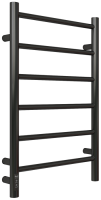 GROIS Laura GR-131 400x 700 П6 RAL9005 L электрический полотенцесушитель
