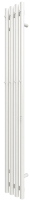 GROIS Quartet GR-135 180х1500 П3 RAL 9016 R электрический полотенцесушитель