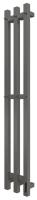 GROIS Trio GR-128 190х1200 П3 gray R электрический полотенцесушитель