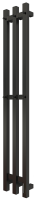 GROIS Trio GR-128 190х1200 П3 RAL 9005 R электрический полотенцесушитель