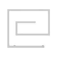 Grota Letto 660х600х75 водяной полотенцесушитель шириной 510 - 600 мм