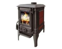 GUCHA ARINA 1110 ЭМАЛЬ DARK RED дровяная печь