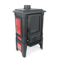GUCHA ARINA 1210 ЭМАЛЬ DARK RED дровяная печь
