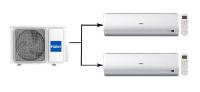 Haier Super Match N 2U40S2SM1FA/AS09BS4HRA*2шт мульти сплит-система на 2 комнаты