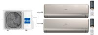 Haier Lightera 2U40S2SM1FA/AS09NS6ERA-G*2шт мульти сплит-система на 2 комнаты