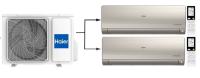 Haier Flexis Super Match 2U40S2SM1FA/AS25S2SF2FA-G*2шт мульти сплит-система на 2 комнаты