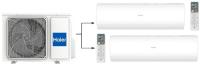 Haier Coral M Super Match 2U50S2SM1FA-3/AS25PS1HRA-M*2 мульти сплит-система на 2 комнаты