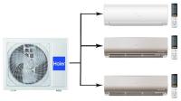 Haier Flexis Super Match 3U70S2SR5FA/AS25S2SF2FA-W/AS25S2SF2FA-G*2шт мульти сплит-система на 3 комнаты
