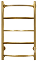 INDIGO Arc Lux б/п (el) 80/40 Electrum Gold электрический полотенцесушитель лесенка