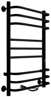 INDIGO Brace Euro Lux б/п (el) 70/40 Черный муар электрический полотенцесушитель лесенка