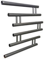 INDIGO Zip б/п (н.р.1) 50/50 Graphite Metallic водяной полотенцесушитель фокстрот