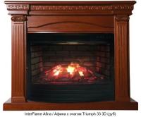 InterFlame Afina / Афина с очагом Triumph 33 3D деревянный камин (портал+очаг)