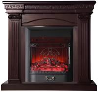 InterFlame Афина (венге) с очагом Fobos /Majestic электрокамин с классическим очагом 3D