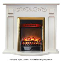 InterFlame Aspen / Аспен с очагом Fobos Majestic деревянный камин (портал+очаг)