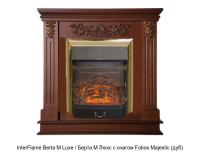 InterFlame Berta Luxe/ Берта Люкс с очагом Fobos/ Majestic деревянный камин (портал+очаг)