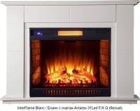 InterFlame Blanc / Бланк с очагом Antares 31 LED FX QZ деревянный камин (портал+очаг)