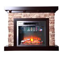 InterFlame ФлегСтоун с очагом Panoramic 28 LED FX электрокамин с широким очагом 2D