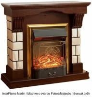 InterFlame Martin / Мартин с очагом Fobos/Majestic каменный камин (портал+очаг)