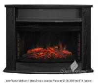 InterFlame Melburn / Мельбурн с очагом Panoramic 33W FX деревянный камин (портал+очаг)