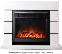 InterFlame Nord / Норд с очагом Jupiter FX M Brass/Black деревянный камин (портал+очаг)