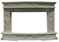 InterFlame Памир сланец под Panoramic 33W FX (бежевый с патиной) широкий портал
