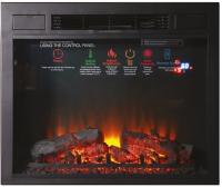 InterFlame Sirius 30 LED FX Black/Brass широкий очаг 2D