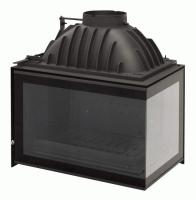 Invicta Grand Angle стекло справа с заслонкой угловая правая дровяная топка