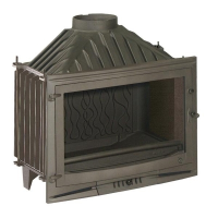 Invicta Selenic 700 фронтальная дровяная топка