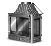 Kawmet W3PLB (3 стекла) 16,7 кВт трёхсторонняя дровяная топка