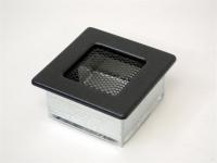 Kratki 11х11 графитовая 11G вентиляционная решетка для камина