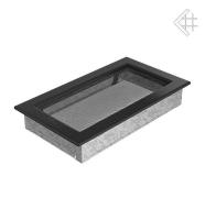 Kratki 17х30 черная 30C вентиляционная решетка для камина
