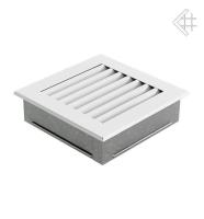 Kratki 17x17 FRESH белая 17B/FRESH вентиляционная решетка для камина