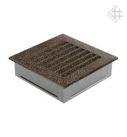 Kratki 17x17 FRESH черная латунь пористая 17CZ/FRESH вентиляционная решетка для камина