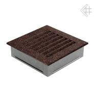 Kratki 17x17 FRESH черная медь пористая 17M/FRESH вентиляционная решетка для камина