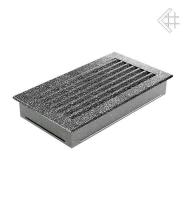 Kratki 17x30 FRESH черная хром пористая 30CS/FRESH вентиляционная решетка для камина